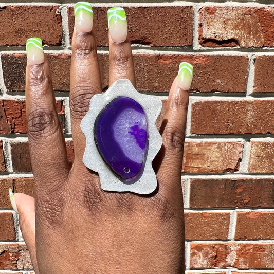 Quartz- Purple