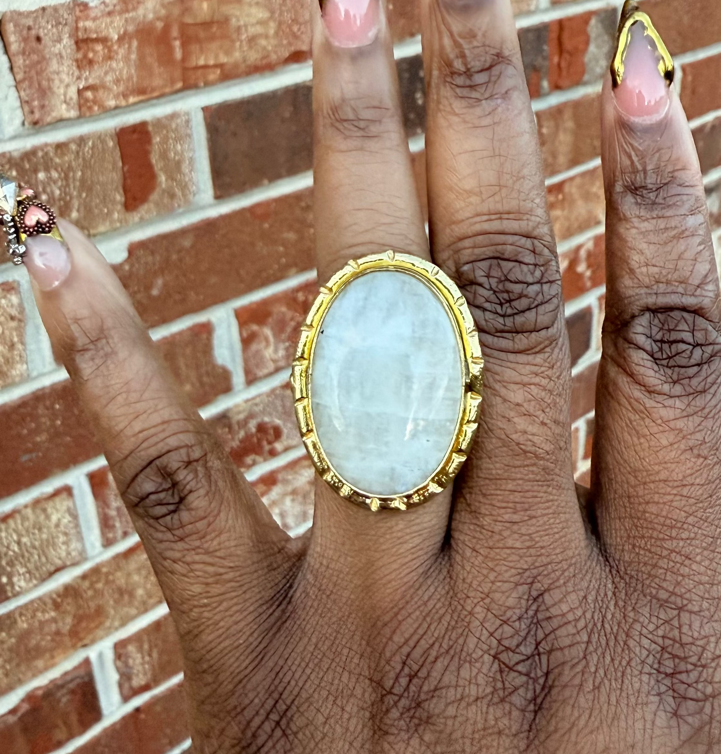 Quartz Oval Ring